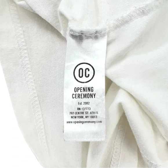 Opening Ceremony x Konichiwa Records White 2019 Robyn MSG NYC T-Shirt sz M - Picture 4 of 6